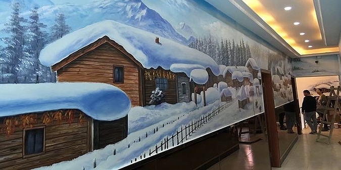 墻體彩繪公司告訴你怎么畫(huà)彩繪